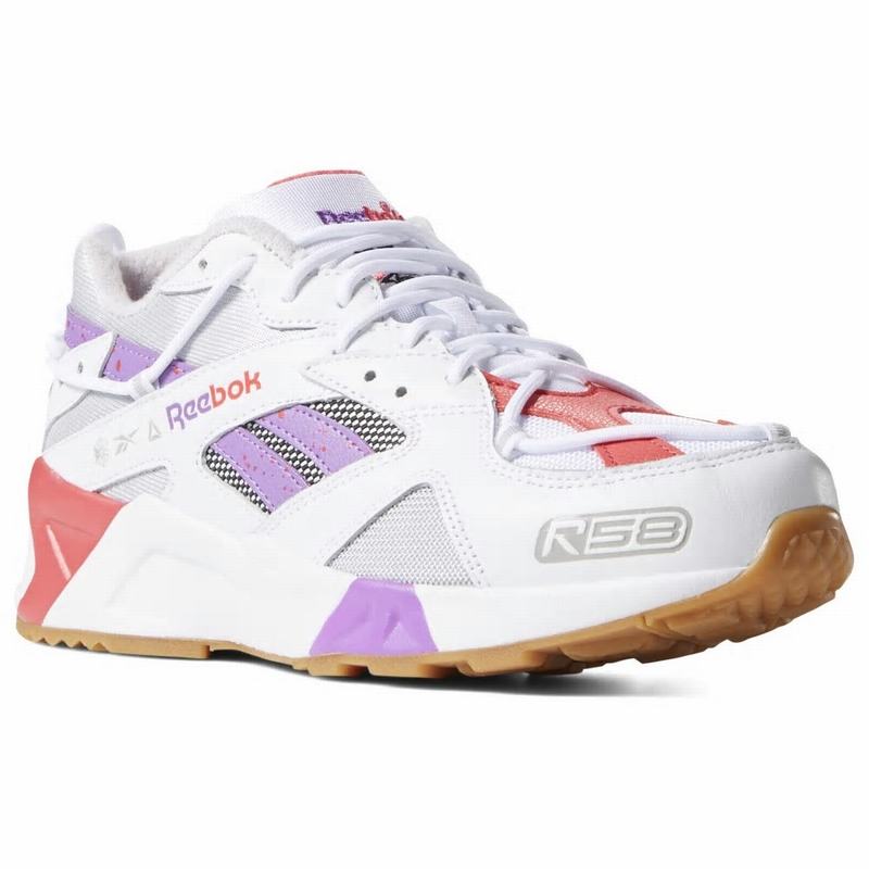 Reebok Aztrek R58 Tenisky Damske - Biele/Nachový WI5816BS